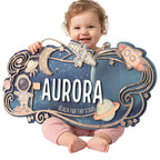 Custom Safari Nursery Sign - Jungle Animals Wood Decor | Aydan's Unique Finds