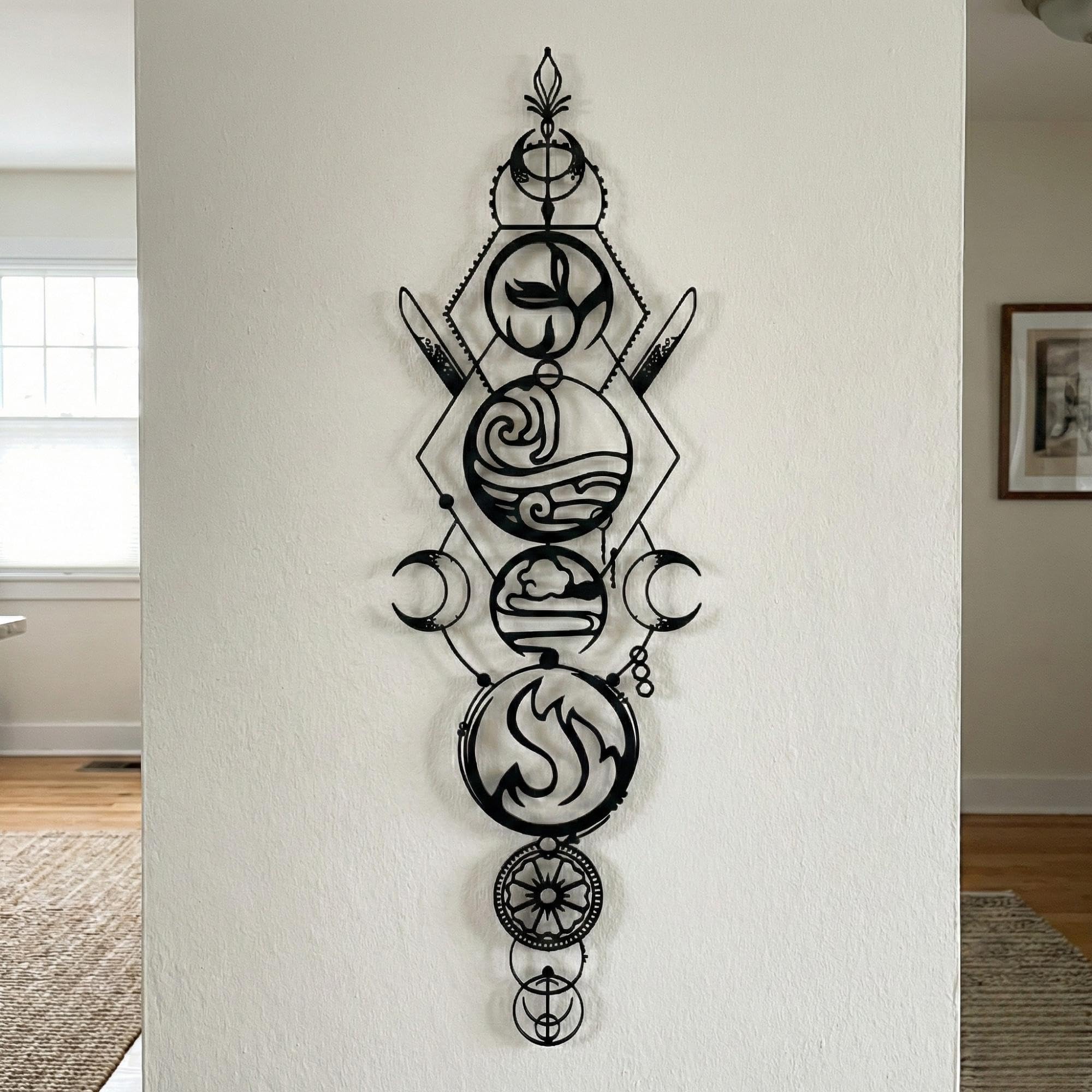 Fantasy Metal Wall Art - Dragon & Mythology Silhouette | Aydan's Unique Finds