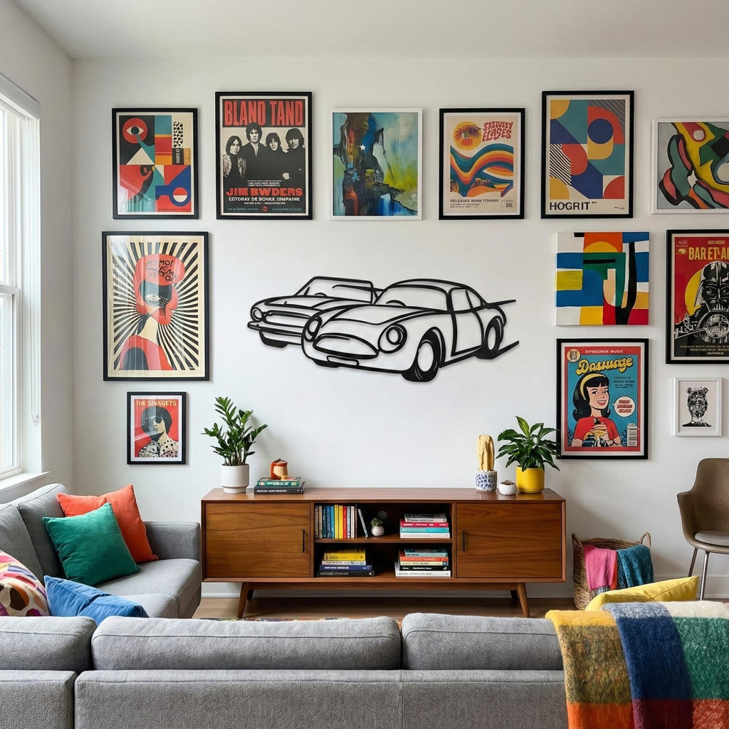 Sports & Vehicles Metal Wall Art - Action Silhouette | Aydan's Unique Finds
