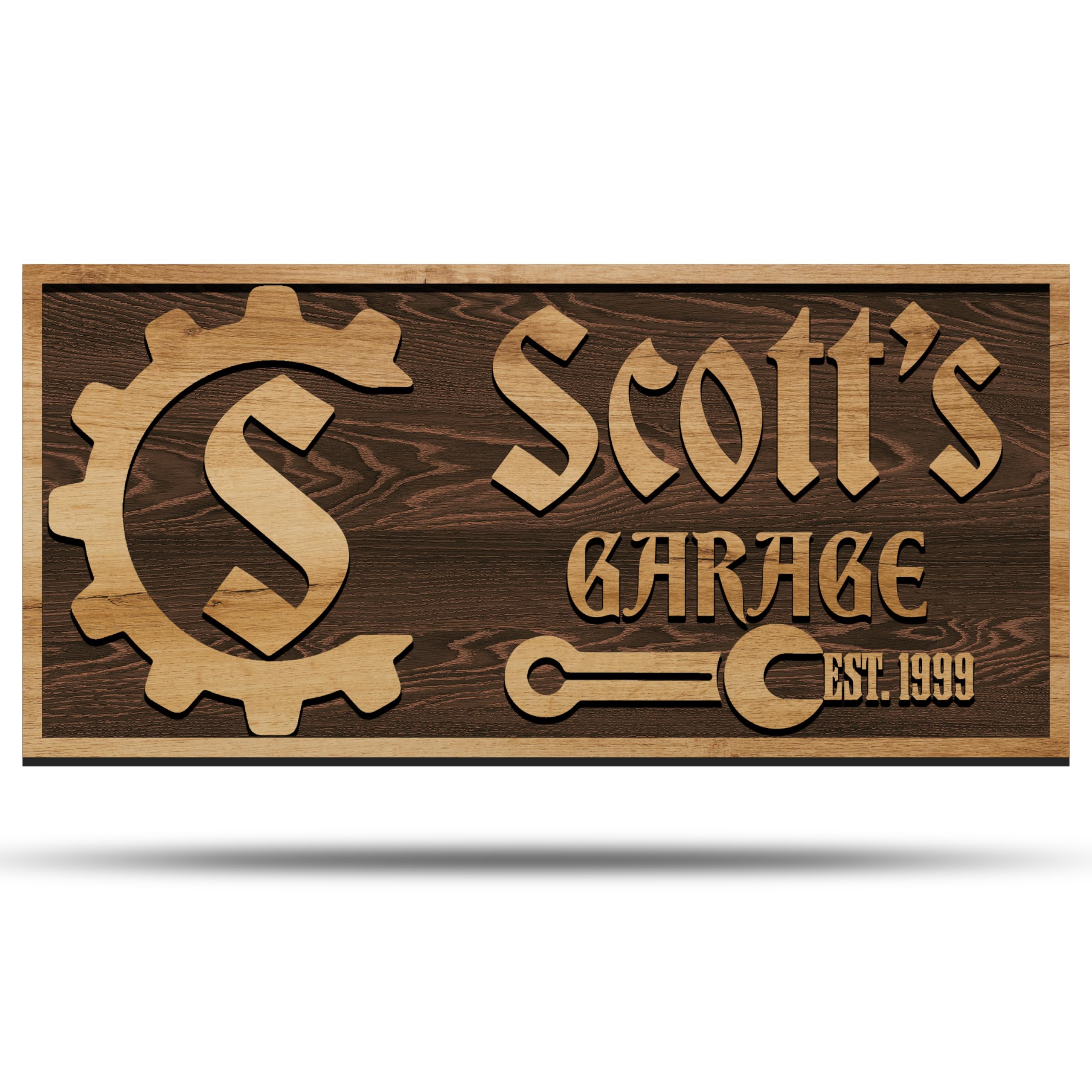 Custom Wood Backyard Bar Sign - Personalized Lounge Decor | Aydan's Unique Finds
