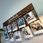 Personalized Wood Family Photo Sign - Mother's Day Gift | Aydan's Unique Finds