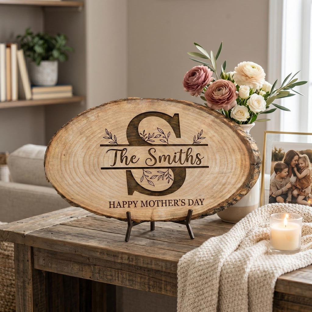Personalized Mother's Day Wood Plaque - Family Names
