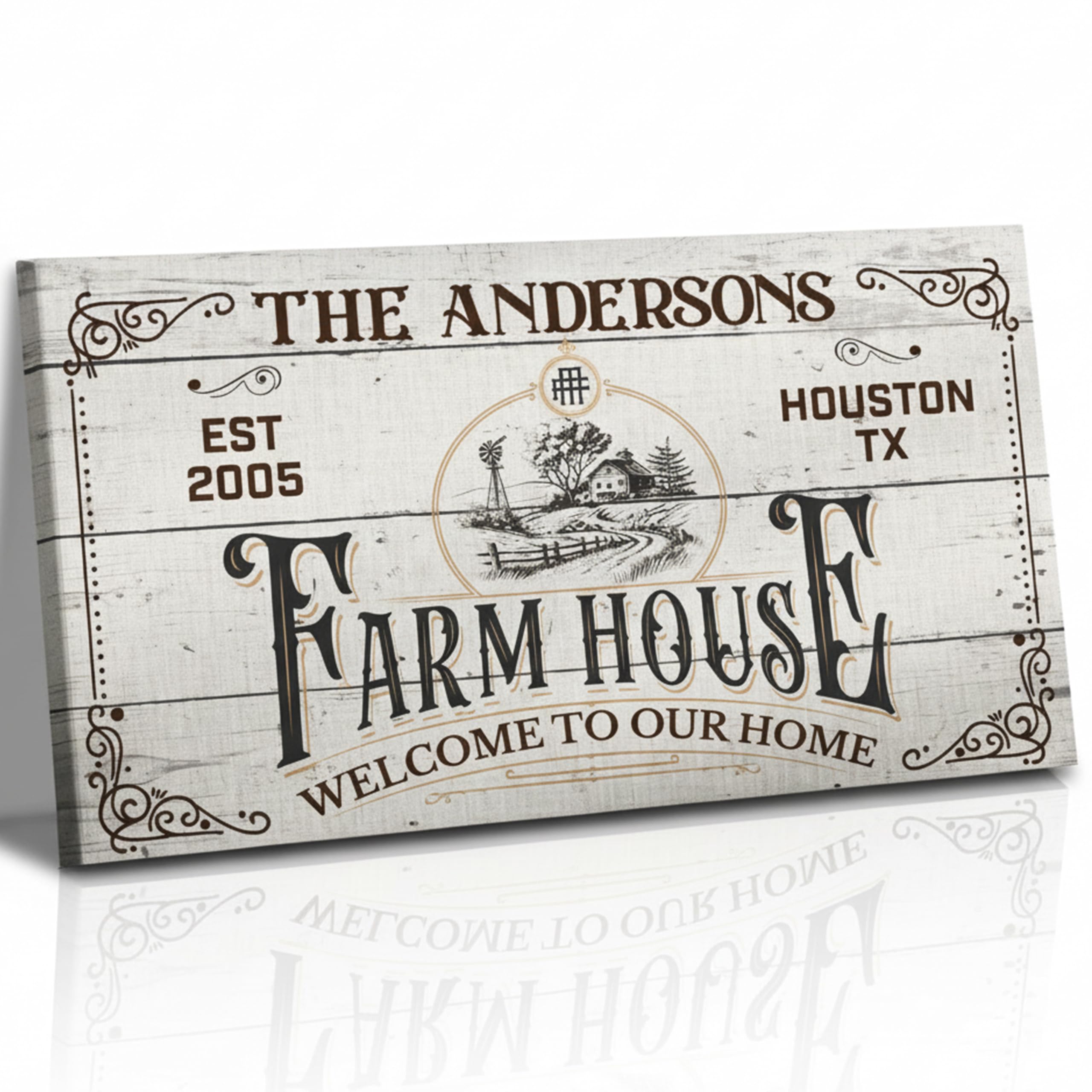 Custom Canvas Wall Art - Bar, Cabin & Nursery Sign