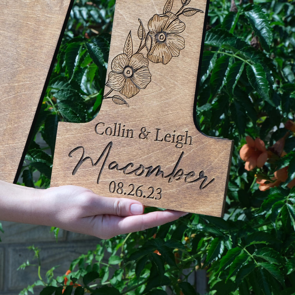 Personalized Wedding Guestbook Sign - Wooden Keepsake