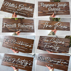 Family Name Wood Sign - Where Our Story Begins, Wedding Gift
