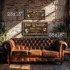 Custom Wood Backyard Bar Sign - Personalized Lounge Decor | Aydan's Unique Finds