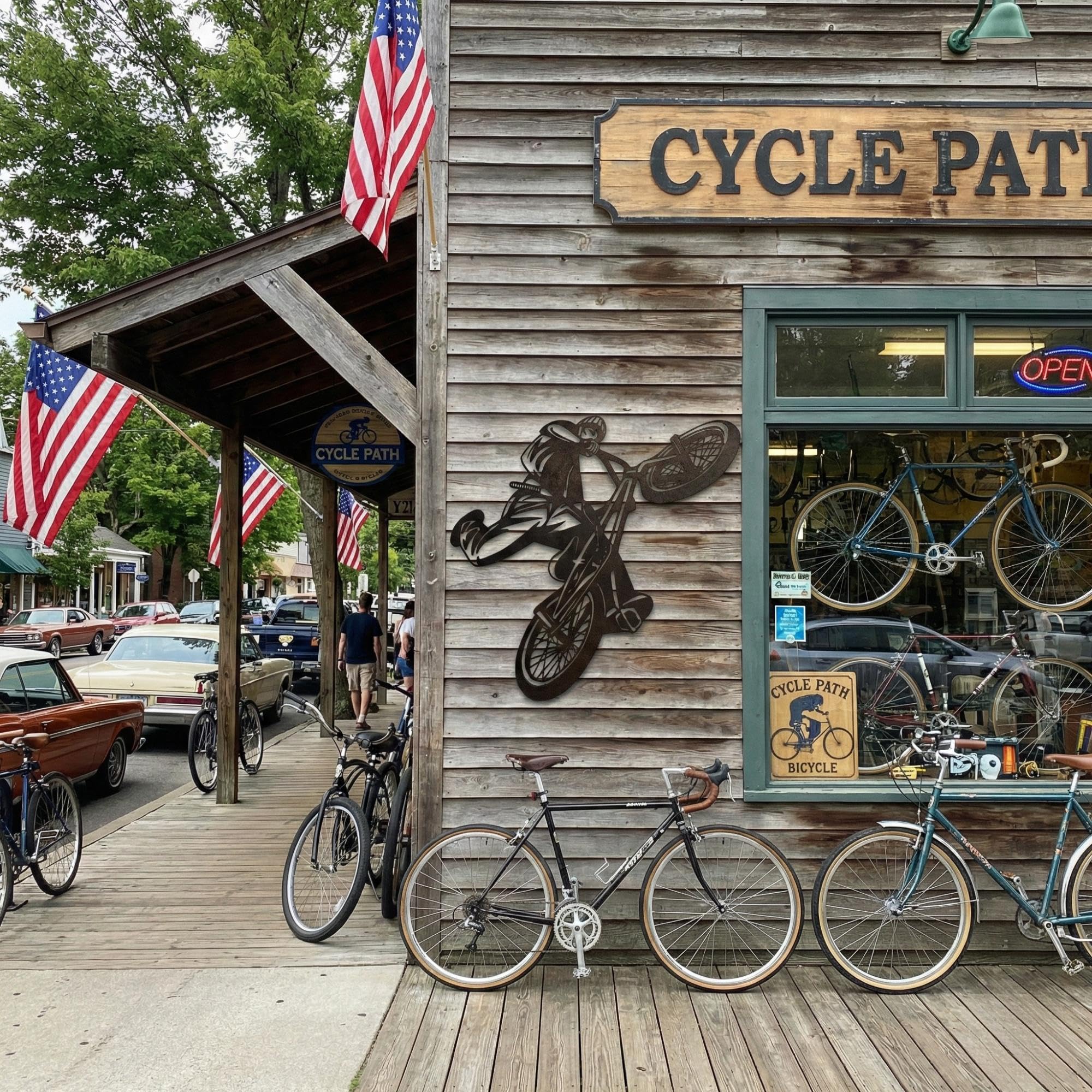 Sports & Vehicles Metal Wall Art - Action Silhouette | Aydan's Unique Finds