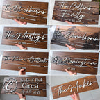 Decorative Wood Family Sign - Coastal Farmhouse Decor | Aydan's Unique Finds