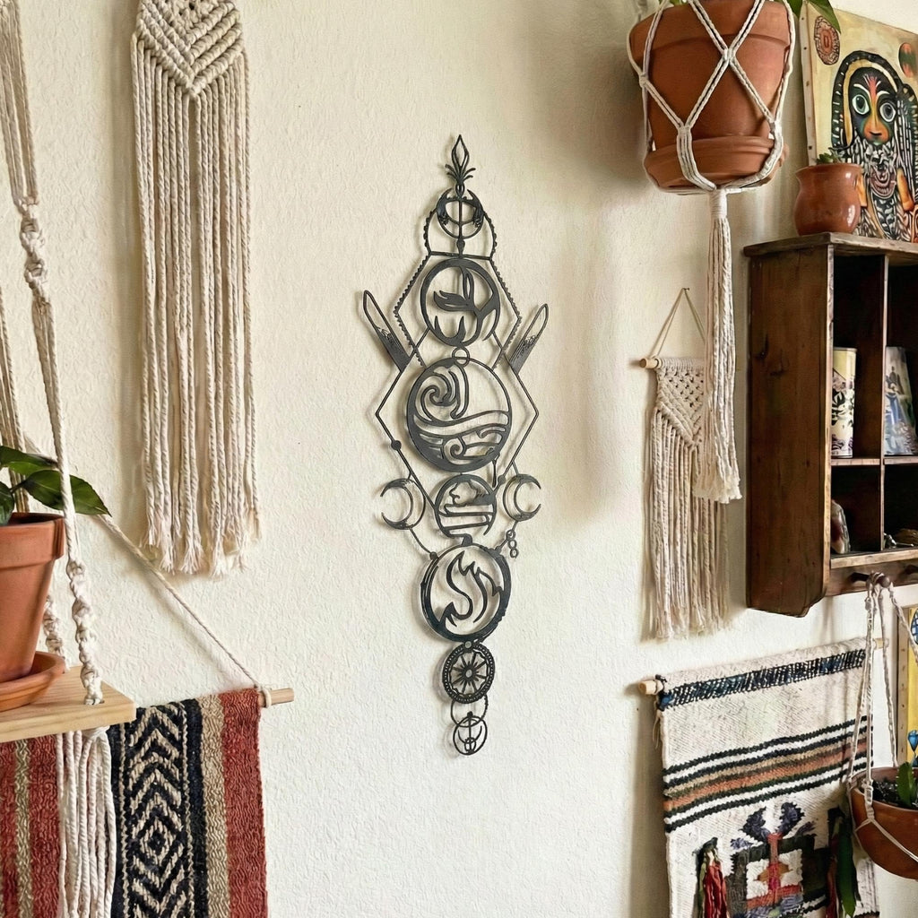 Fantasy Metal Wall Art - Dragon & Mythology Silhouette | Aydan's Unique Finds
