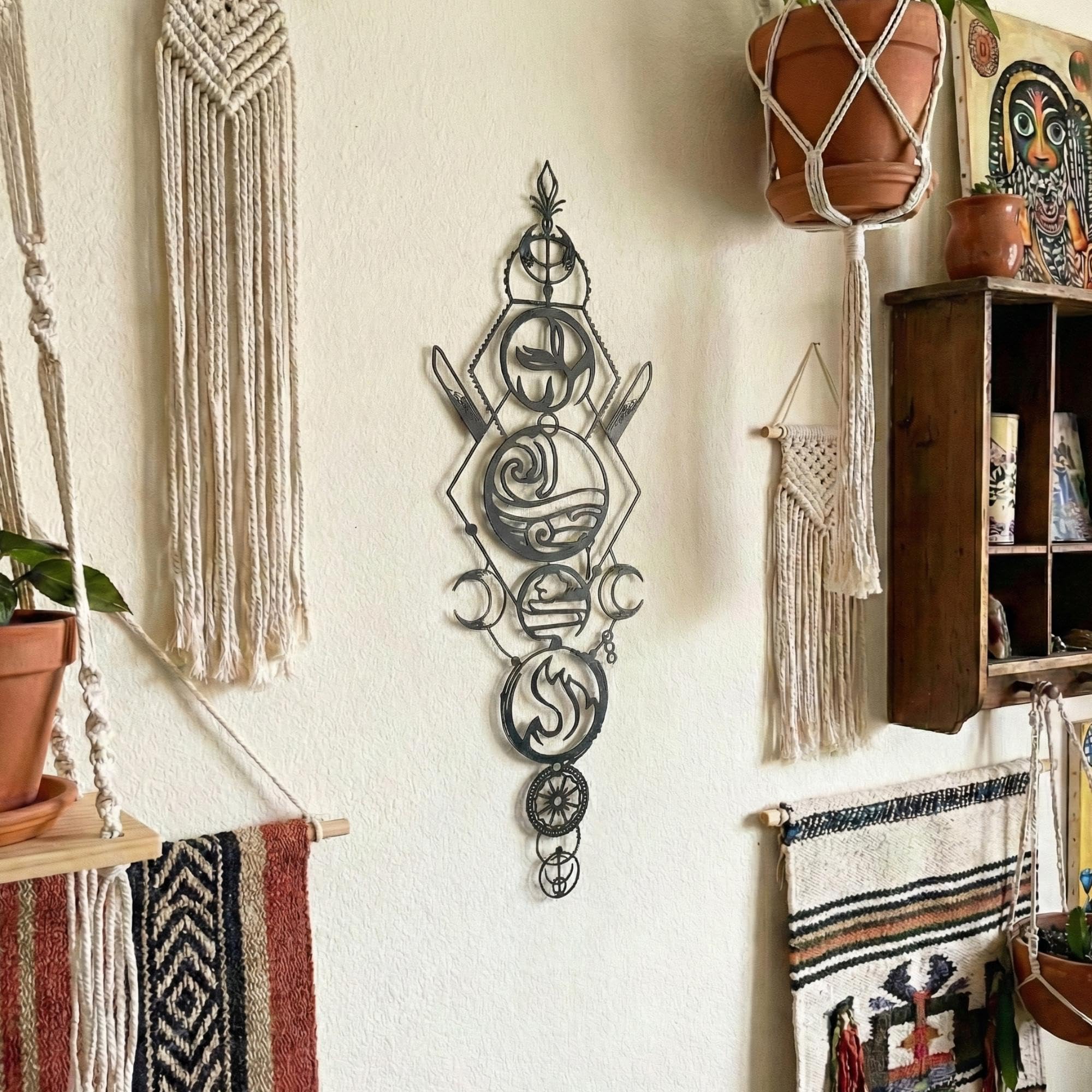 Fantasy Metal Wall Art - Dragon & Mythology Silhouette | Aydan's Unique Finds