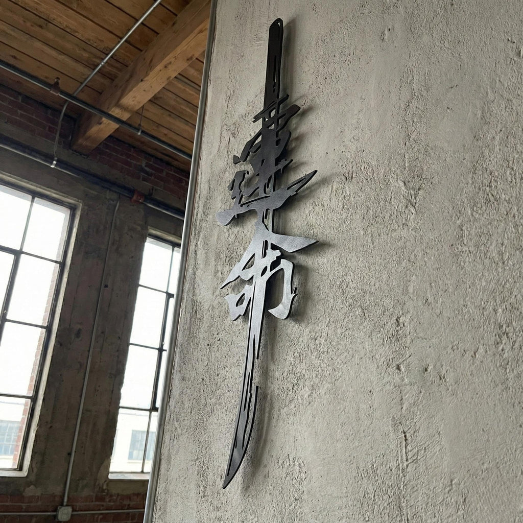 Fantasy Metal Wall Art - Dragon & Mythology Silhouette | Aydan's Unique Finds