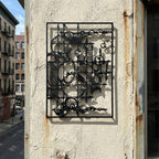 Modern Abstract Metal Wall Art - Minimalist Line Decor | Aydan's Unique Finds