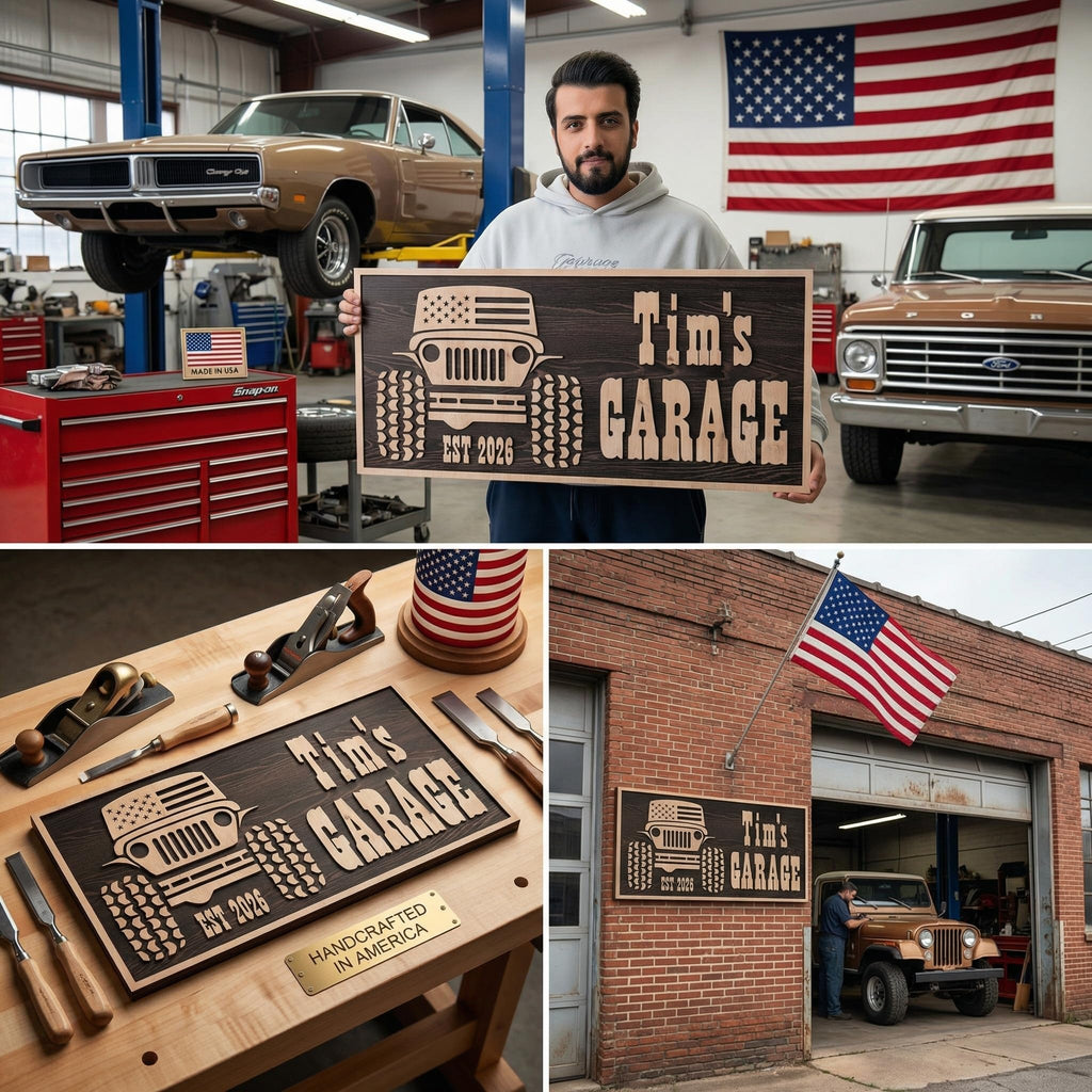 Custom Wood Backyard Bar Sign - Personalized Lounge Decor | Aydan's Unique Finds