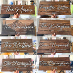 Decorative Wood Family Sign - Coastal Farmhouse Decor | Aydan's Unique Finds