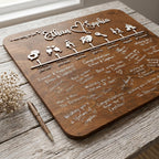 Personalized Wedding Guestbook Sign - Wooden Keepsake