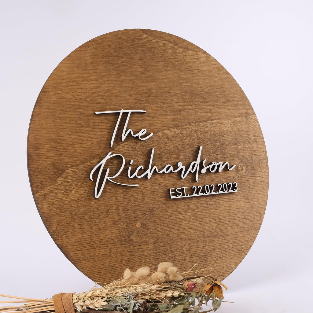 Personalized Wedding Guestbook Sign - Wooden Keepsake
