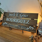 Personalized Wood Family Name Sign - Mother's Day Gift | Aydan's Unique Finds