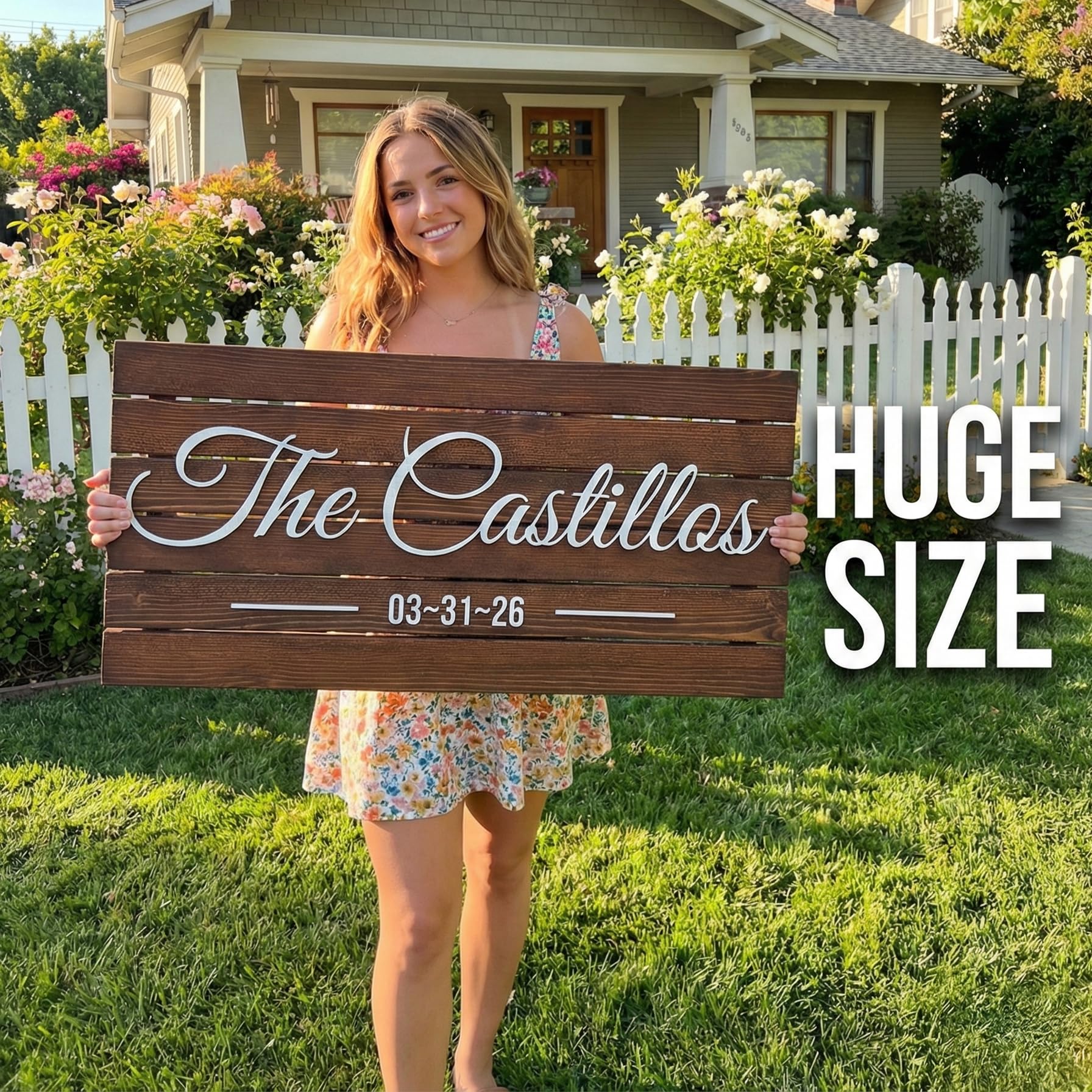 Custom Mountain Family Name Sign - Rustic Wood Wall Decor