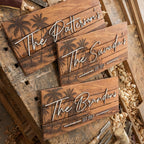 Decorative Wood Family Sign - Coastal Farmhouse Decor | Aydan's Unique Finds