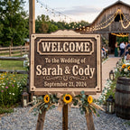 Personalized Wedding Guestbook Sign - Wooden Keepsake