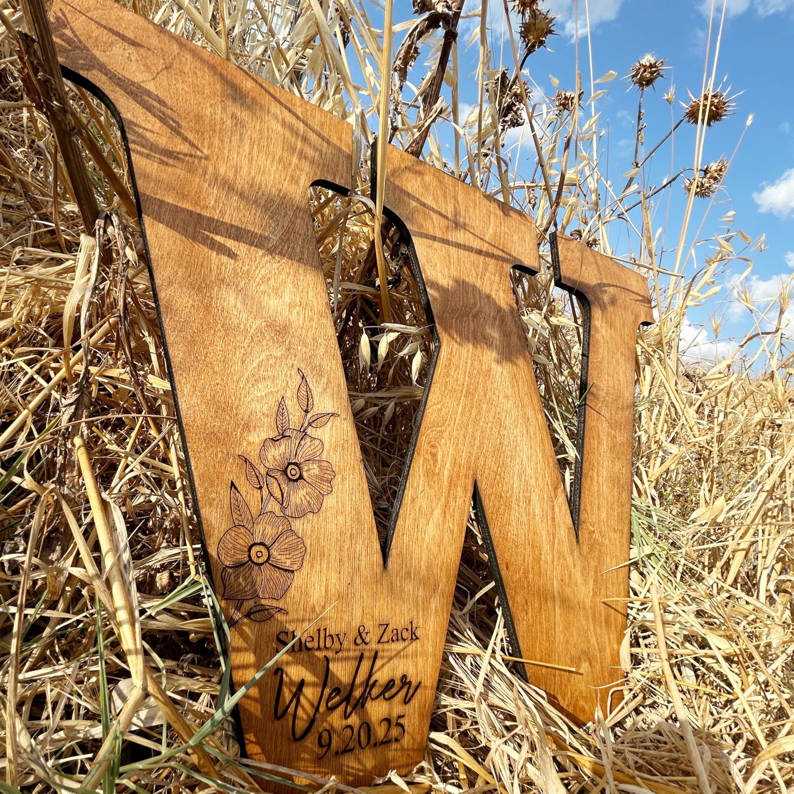 Personalized Wedding Guestbook Sign - Wooden Keepsake | Aydan's Unique Finds