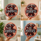 Pomegranate Family Name Sign