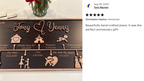 Custom Love Story Timeline - Personalized Anniversary Wood Sign | Aydan's Unique Finds
