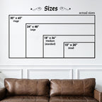 Gallery-wrapped canvas detail – premium personalized wall decor print