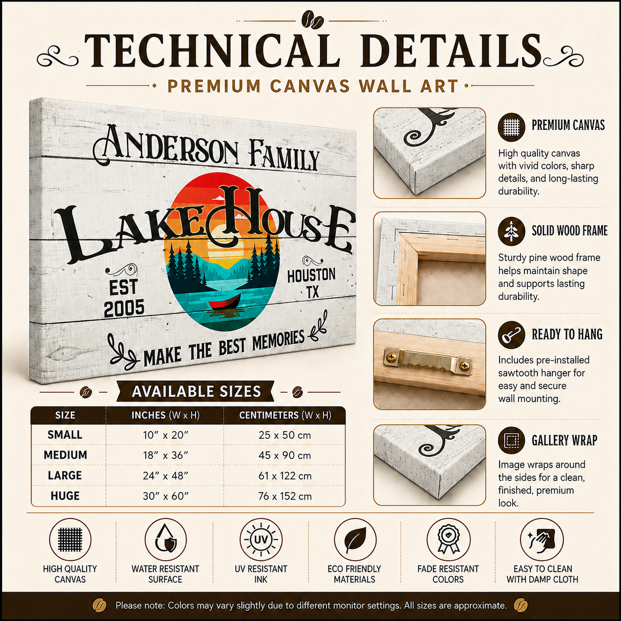 Lakehouse Canvas Sign