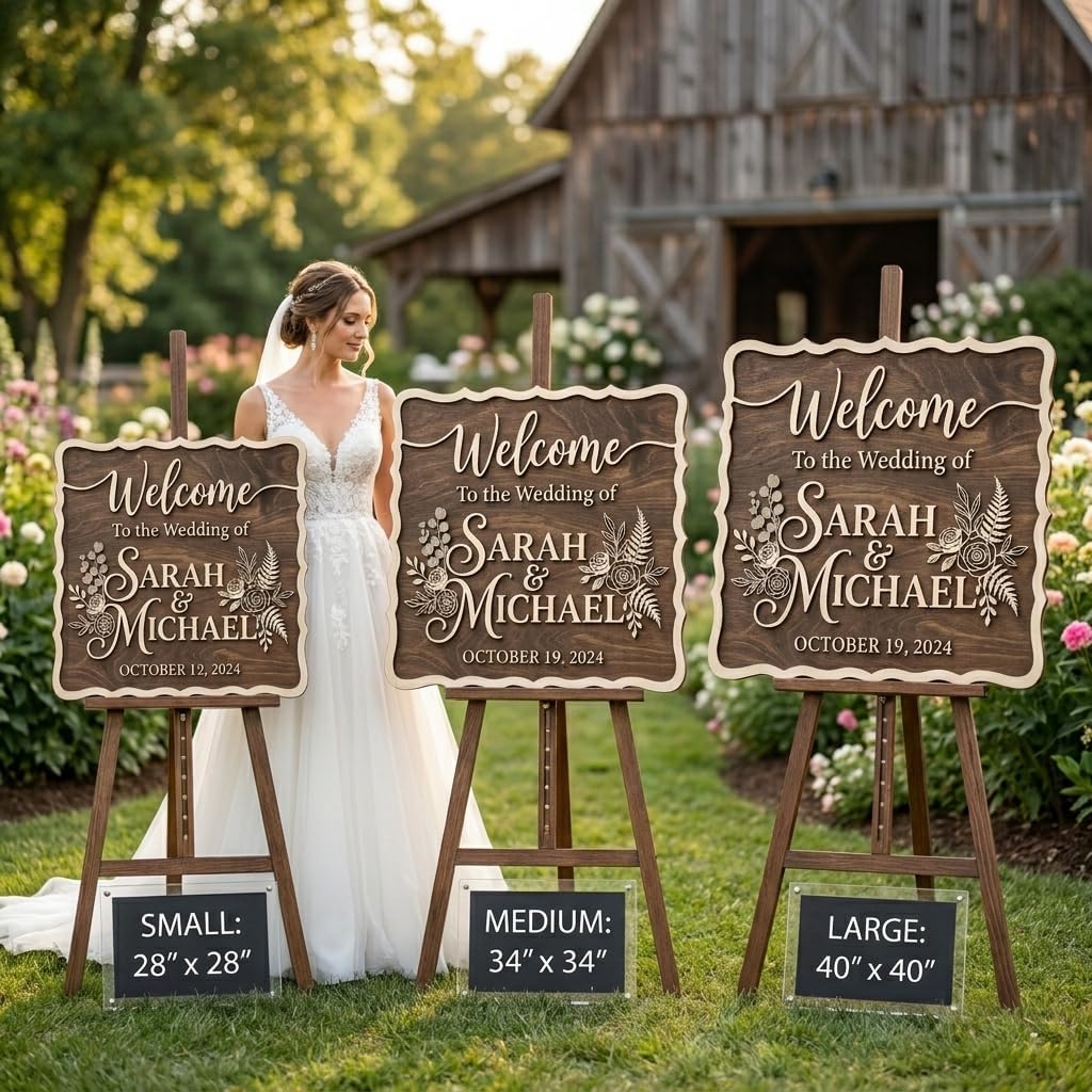 Enchanted Garden Wedding Welcome Sign