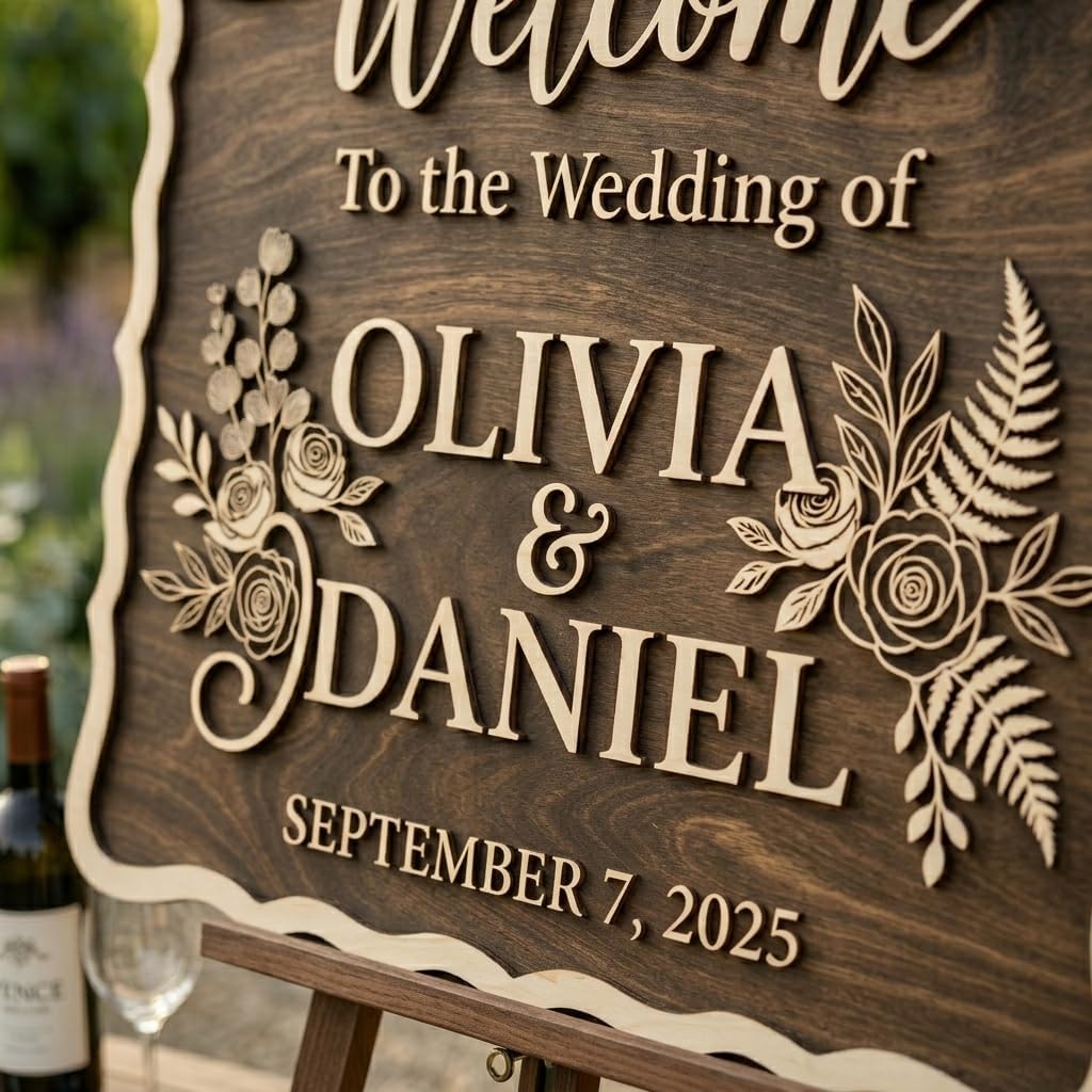 Enchanted Garden Wedding Welcome Sign