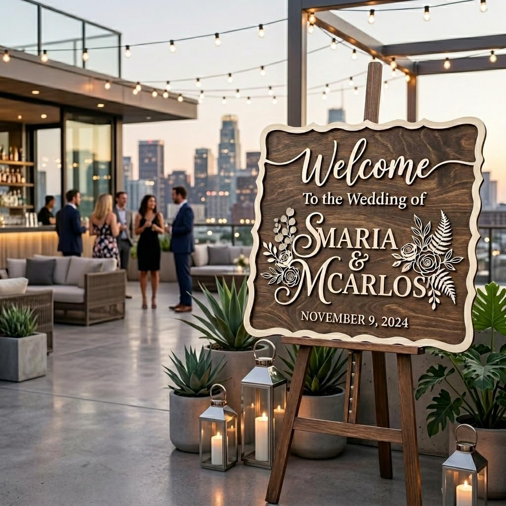 Enchanted Garden Wedding Welcome Sign