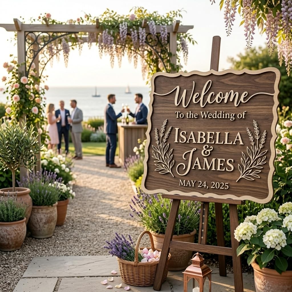 Enchanted Garden Wedding Welcome Sign