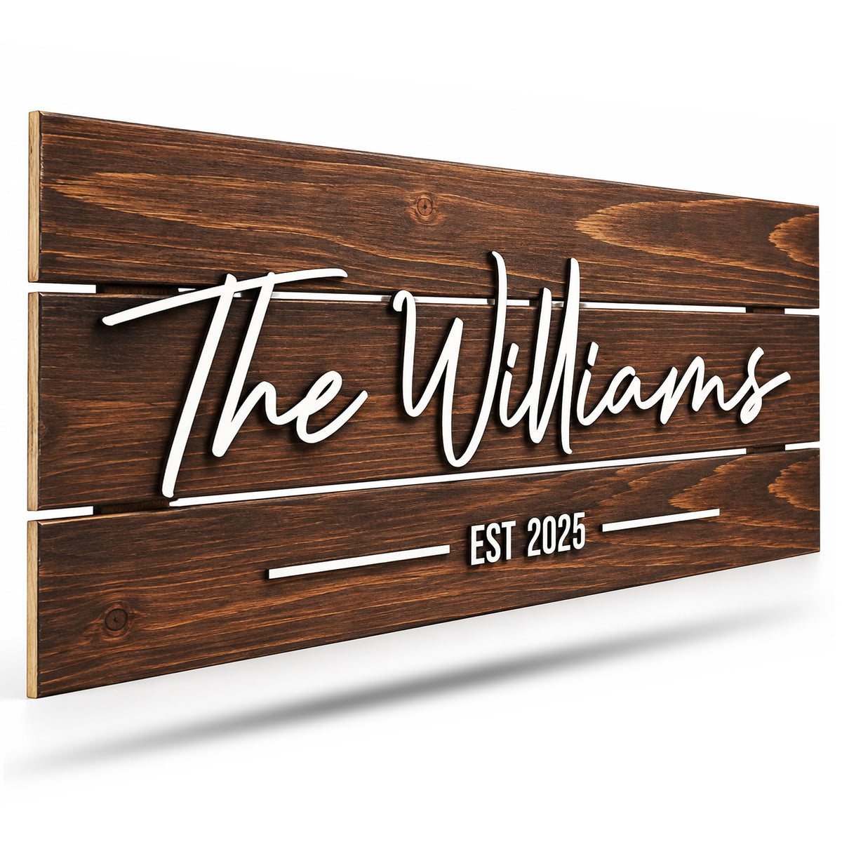 Personalized Established Family Name Sign, customized with your text and made to order