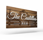 Personalized Mountain Family Name Wood Sign – Rustic Cabin Style Wedding Housewarming Gift | Aydan's Unique Finds