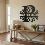 Custom elegant family monogram – wedding and anniversary gift