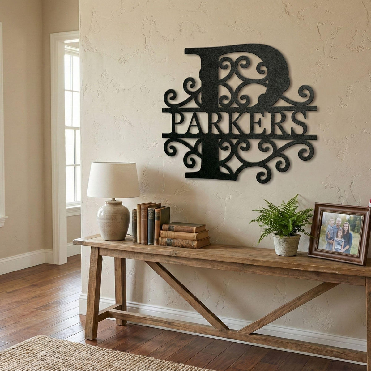 Custom elegant family monogram – wedding and anniversary gift