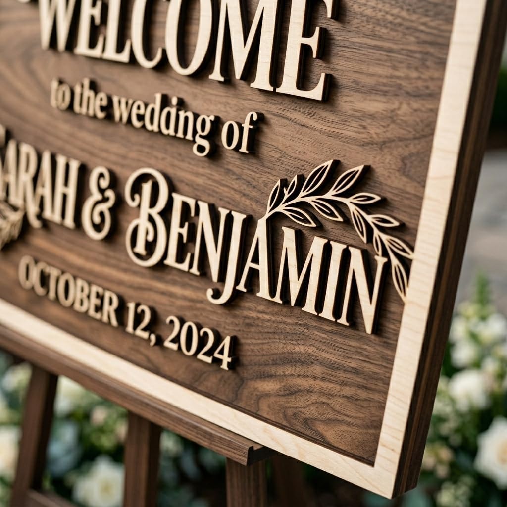 Modern Farmhouse Wedding Welcome Sign