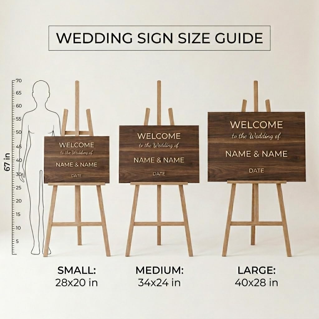 Modern Farmhouse Wedding Welcome Sign