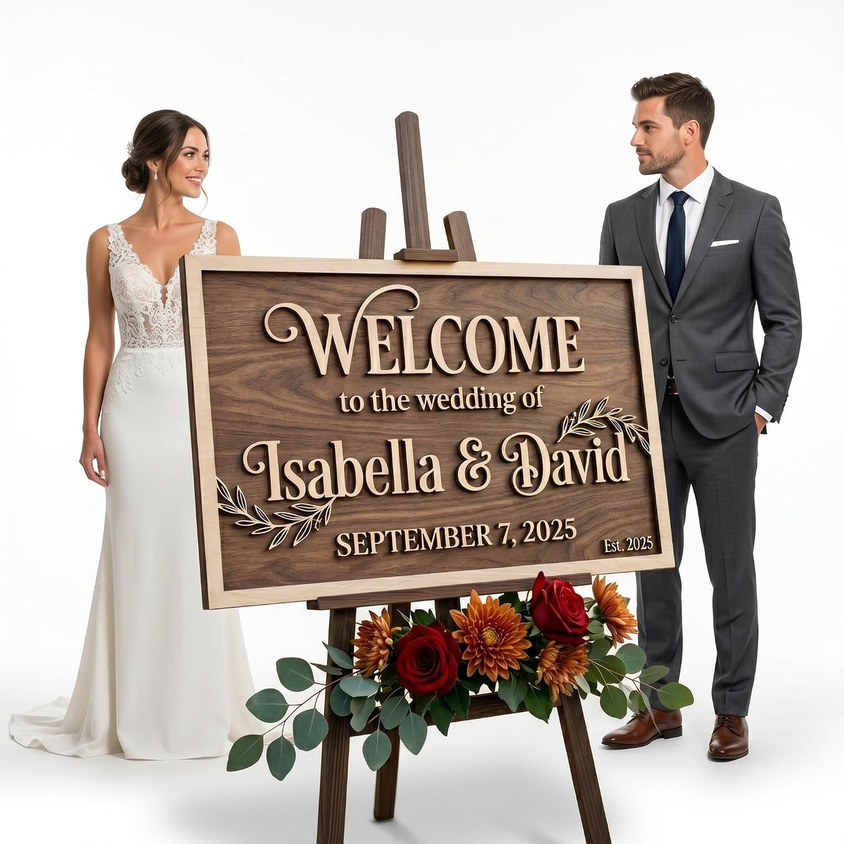 Modern Farmhouse Wedding Welcome Sign