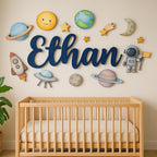 3D wood nursery sign – baby shower gift made to order