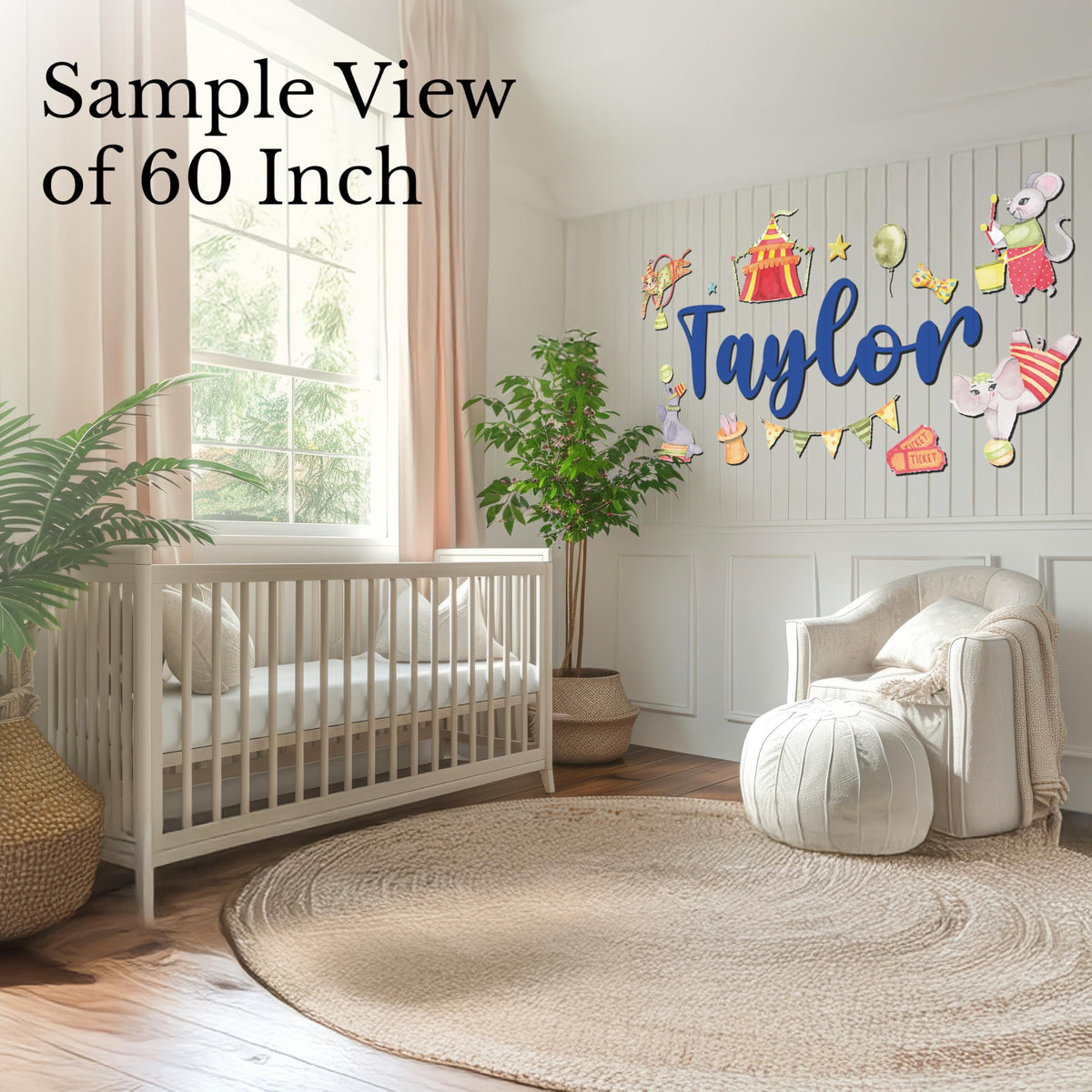 Custom 3D wood baby sign – personalized nursery decor