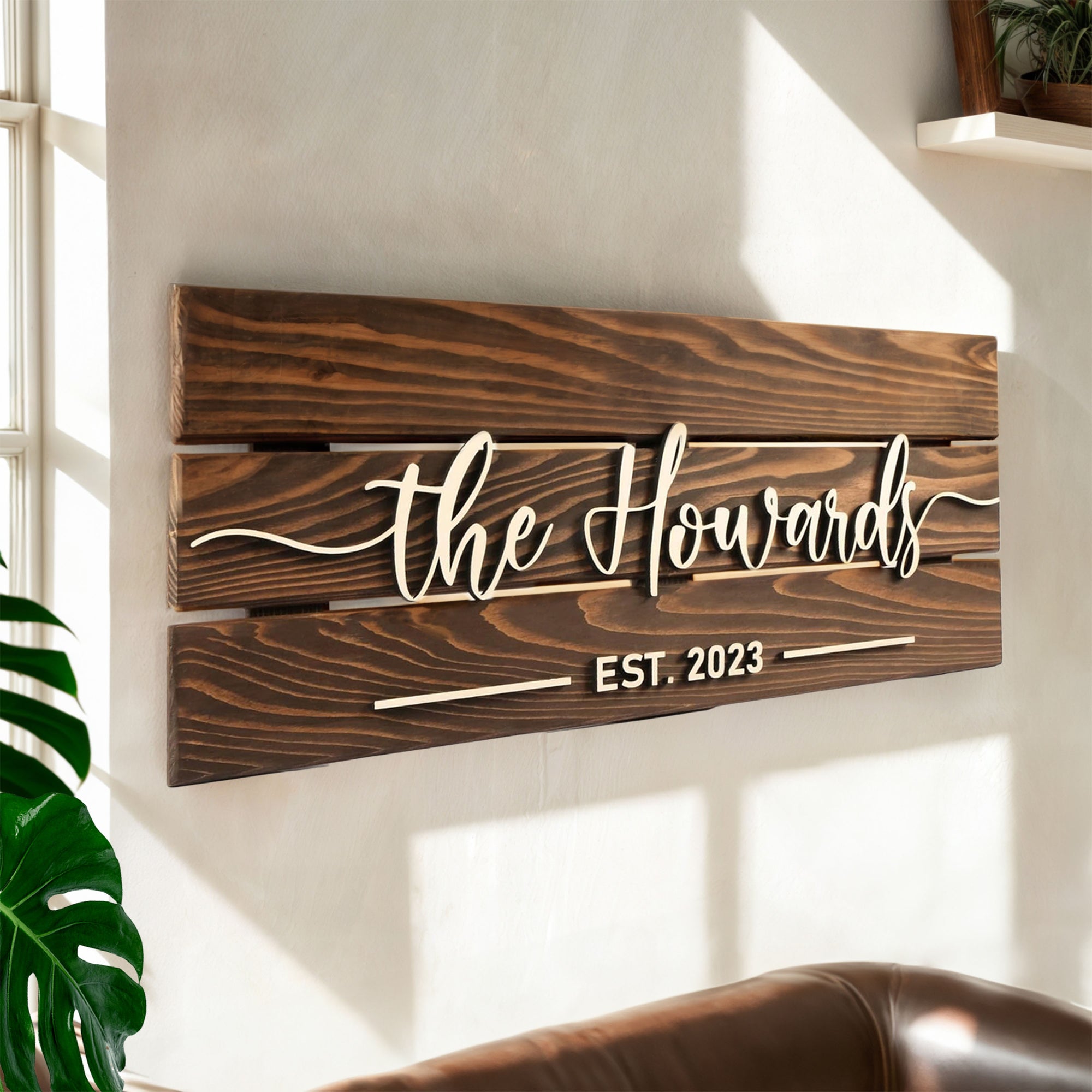 Where Our Story Begins - Personalized Family Wood Sign Gift