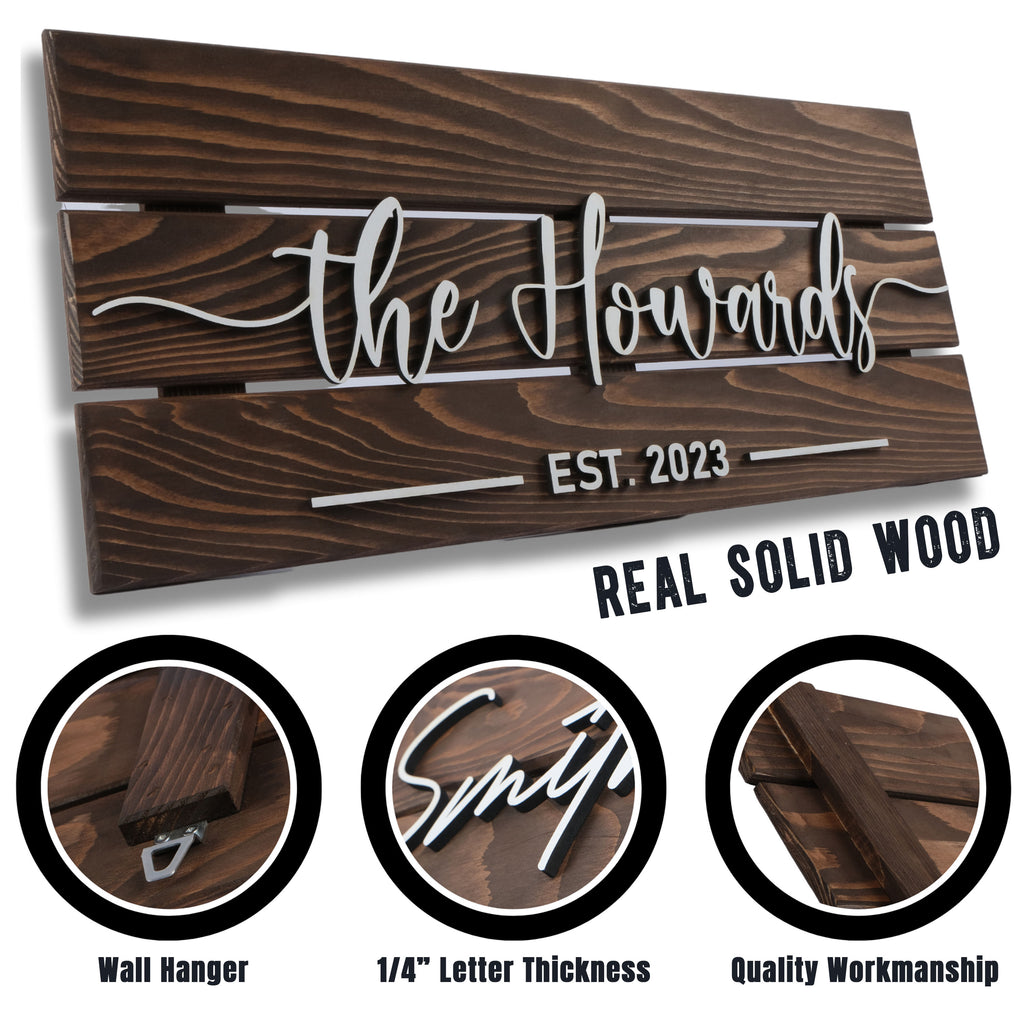 Where Our Story Begins - Personalized Family Wood Sign Gift