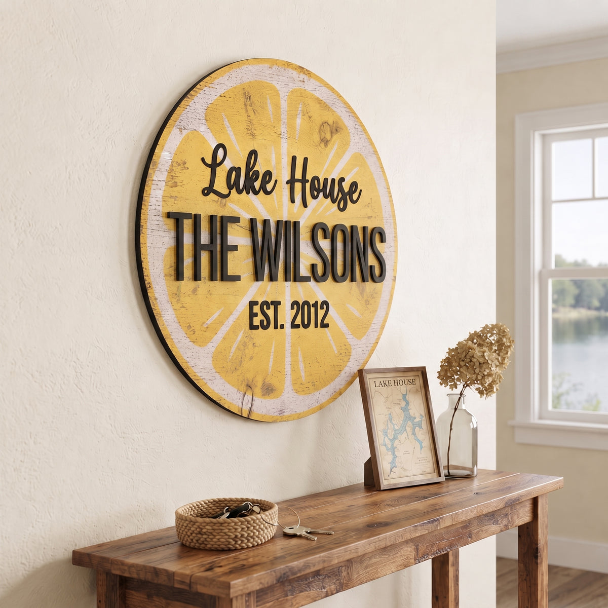 Lemon Grove Family Name Sign