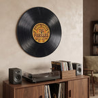 Vinyl Record Family Name Sign