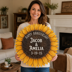 Sunflower Family Name Sign