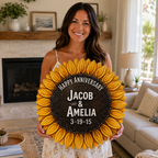 Sunflower Family Name Sign