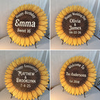 Sunflower Family Name Sign