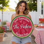 Watermelon Family Name Sign